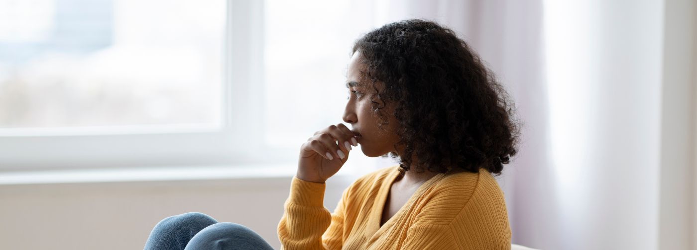 A woman wondering if she has depression at The Counseling Center At Freehold